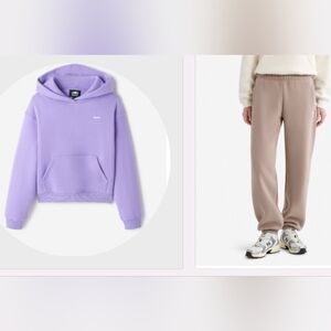 ROOTS womens Cloud Jogger And Hoodie Set Small